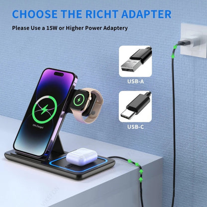 3-in-1 Wireless Charging Pad