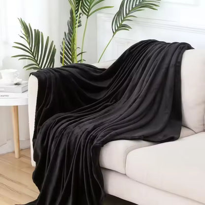 Faux Fur Sherpa Throw Blanket