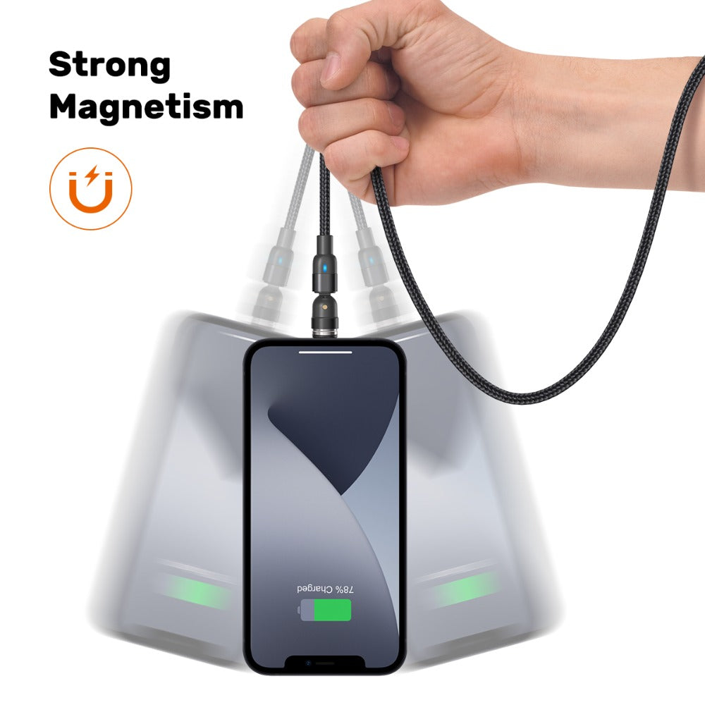 3-in-1 Magnetic Fast Charging Cable