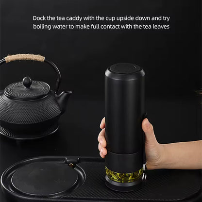 500ml Tea Infuser Vacuum Flask Stainless Steel Insulated Cup with Independent Tea Storage