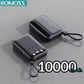Slim Portable Power Bank (Built-In Cables)