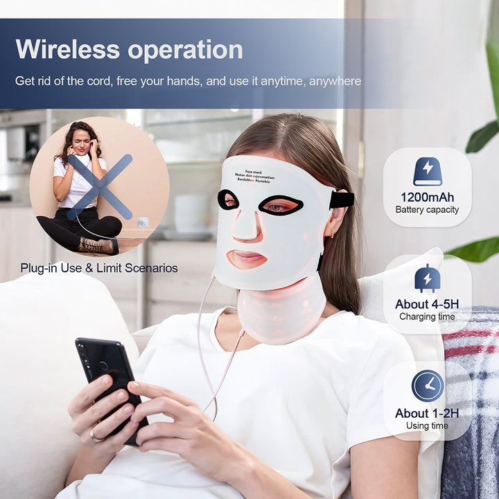 Red Light Therapy Face Mask