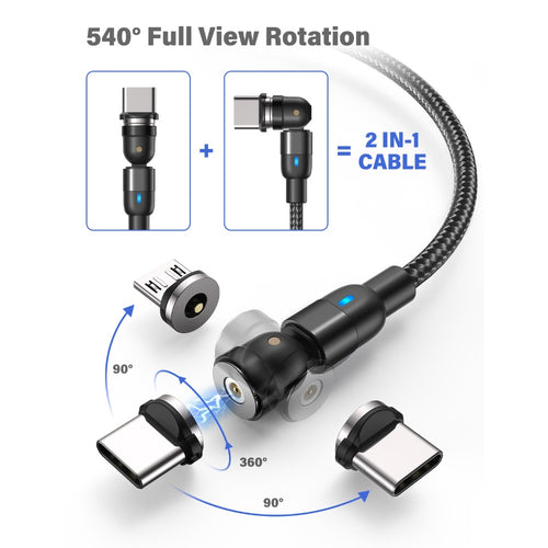 3-in-1 Magnetic Fast Charging Cable