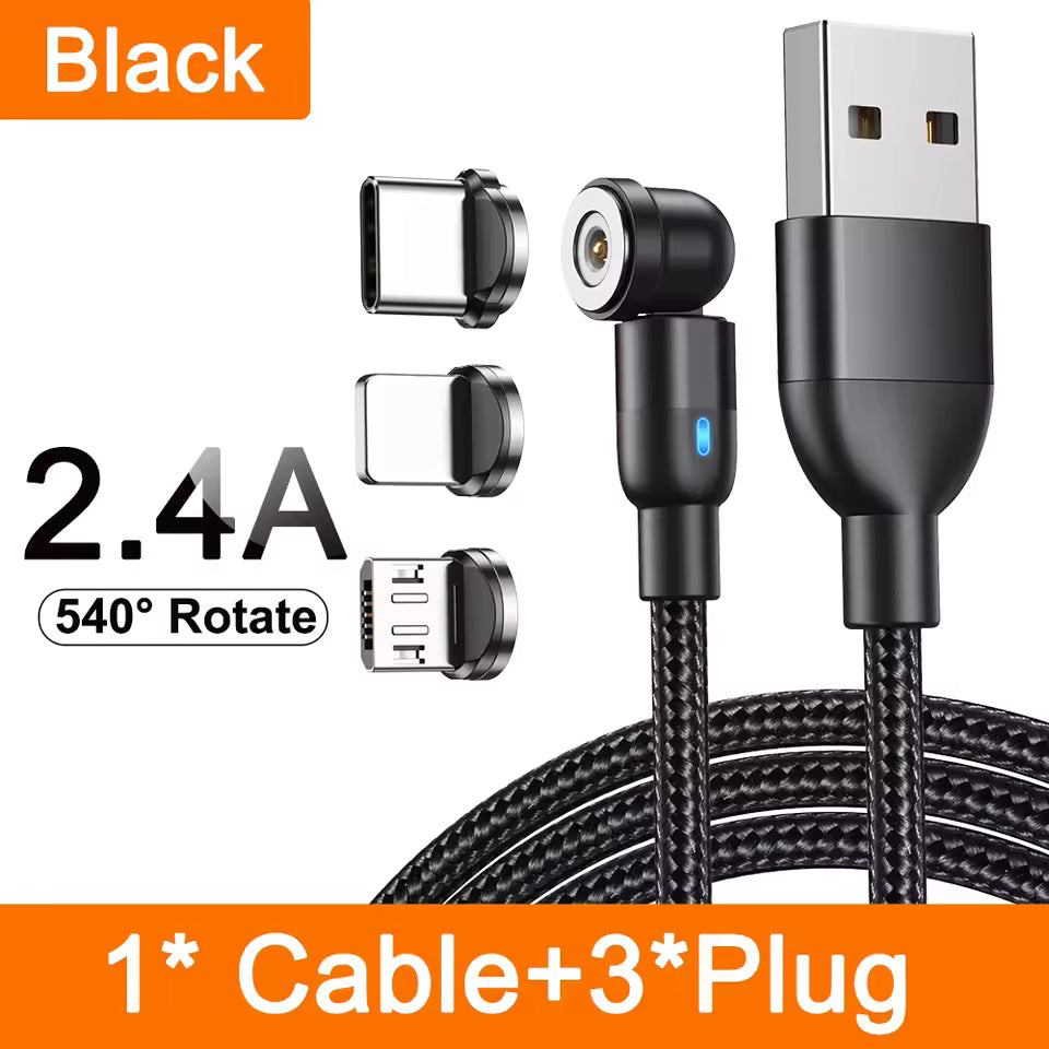 3-in-1 Magnetic Fast Charging Cable