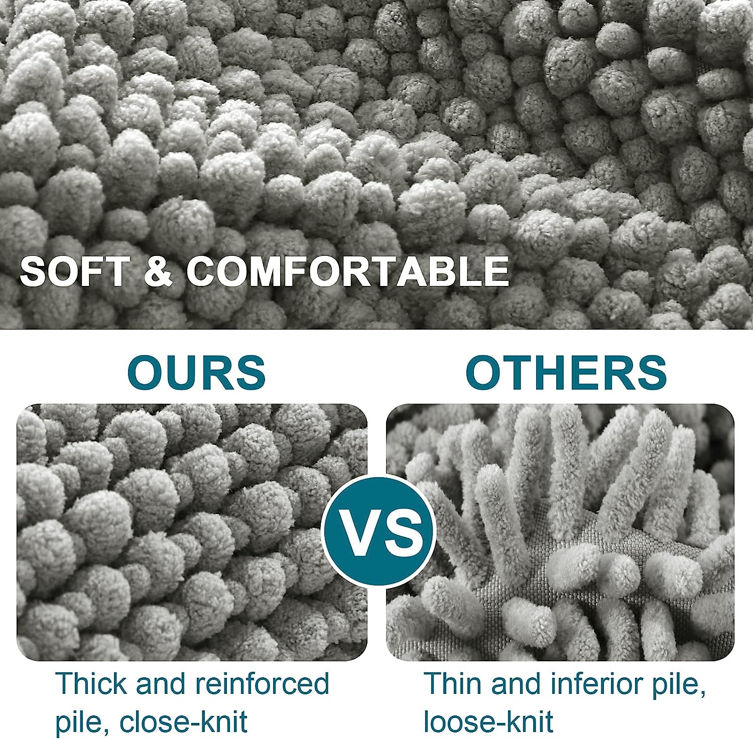 Quick-Dry Microfiber Bath Mat
