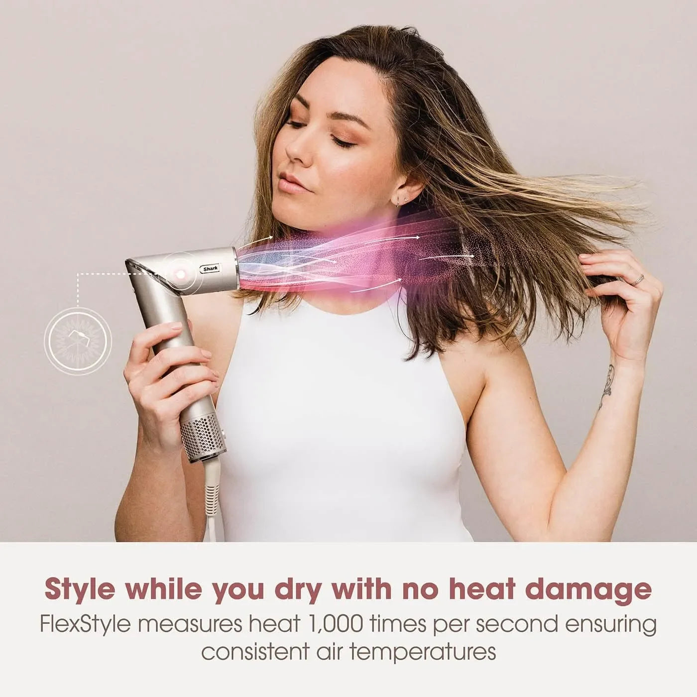 Shark Flexstyle HD430 Negative Ion Hair Dryer 5-in-1 Multi-function Automatic Hair Curler Hair High-speed Hair Dryer